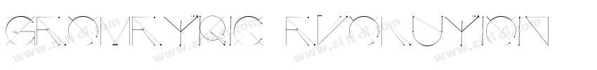 Geometric Evolution字体转换